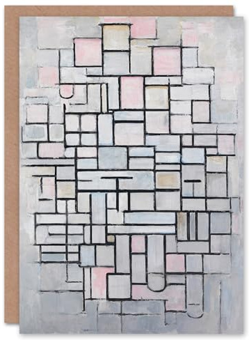 Artery8 Piet Mondrian Art Card Composition No IV Abstract Painting