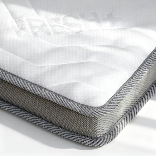 Kaltschaum Topper 7-Zonen, 12 cm hoch – H2/H3/H4 – ergonomisch & druckentlastend, atmungsaktiv, Bezug abnehmbar & waschbar, Allergiker-geeignet – für Boxspringbett & Matratze (H3, 180x200 cm)