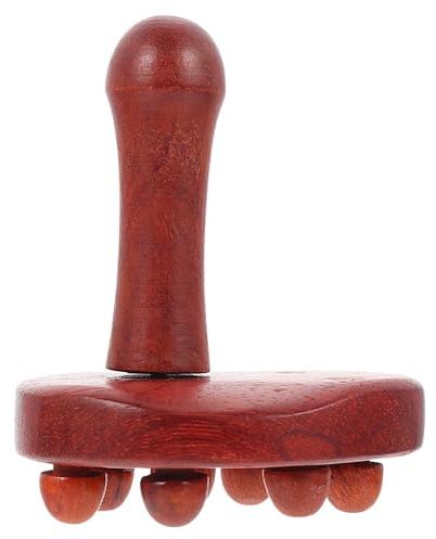 ELAYARD Holz Massagegerät mit Abgerundeten Ecken für Muskelmassage und Ganzkörperentspannung Einfach zu Verstauen als Fitnessgerät für Effektive Wärmemassage Zufällige Farbe