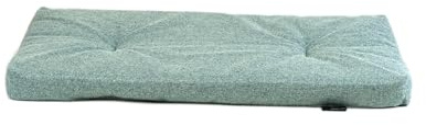 Rohrschneider Tierkissen für Haustiere, Struktureller Stoff, 100% Polyester, Vliesfüllung, Antirutsch-Unterseite, grau oder türkis, Verschiedene Größen (Türkis, 80x50x7cm)
