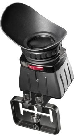 Walimex Pro Viewfinder Easy View Displaylupe Sucherlupe für 3 Zoll Display (Vergrößerung 3-fach) mit Kamerahalterung für System- und DSLR Kamera