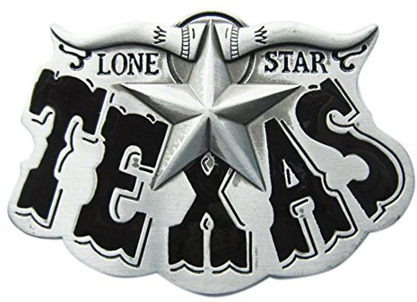 Urban Backwoods Texas Longhorn III Gürtelschnalle für Wechselgürtel Buckle