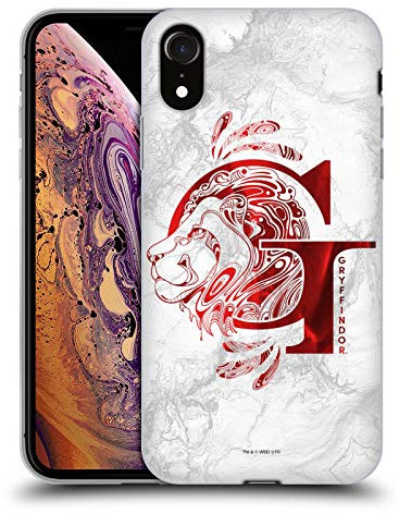Head Case Designs Offiziell Offizielle Harry Potter Gryffindor Aguamenti Deathly Hallows IX Soft Gel Handyhülle Hülle kompatibel mit Apple iPhone XR