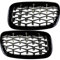 Sport Performance Kühlergrill Satz für BMW X5 X6 E70 E71 E72 Bj. 08-14