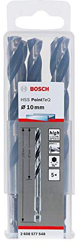 Bosch Accessories 2608577548-HSS - Punta Esagonale 10,0: 5 Uds