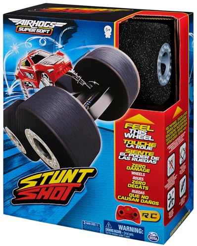 Air Hogs 6055695 Stunt Shot, ferngesteuertes Fahrzeug mit superweichen Reifen zur Verwendung in Innenräumen