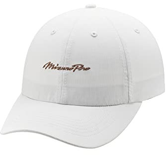 Mizuno Pro Script Hat White-Copper, Einheitsgröße