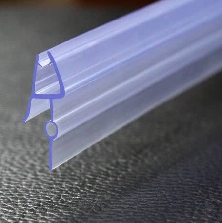 Acezanble Bath Shower Screen Door Seal Strip for 8mm Glass Thickness 18mm Seals Gap (Type 1)
