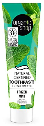 ORGANIC SHOP Frozen Mint DENTIFRICO Fresh BEARTH 100GR