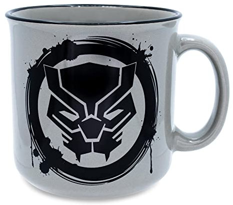 Silver Buffalo Marvel Comics Black Panther Ceramic Mug | Holds 20 Ounces
