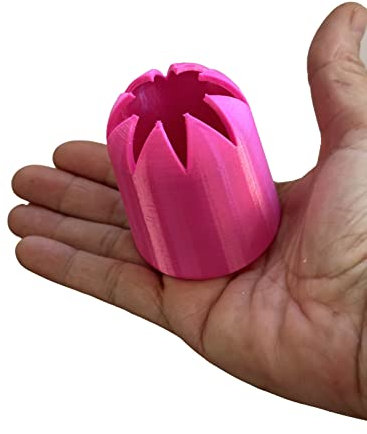 Douille XXL pour création de bougie chantilly (1, Rose)