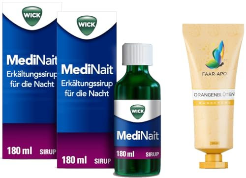 Wick MediNait Spar-Set 2x180 ml, inkl. einer hochwertigen Handcreme Marke Faar-Apo