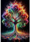 Hongyrjy Peinture Numero Adulte-Peinture par Numéro Enfant Adultes débutants 40x50cm,Numéro d'Art Kit Peinture par Décoration Murale et Cadeaux Pour La Maison (L'arbre de Vie)