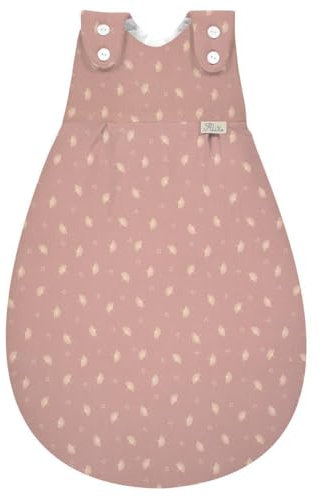 Alvi Baby Mäxchen Außensack Baumwolle Jersey Schlafsack Babyschlafsack Ganzjahresschlafsack Kinderschlafsack mitwachsen Design Pretty (62-68 cm)