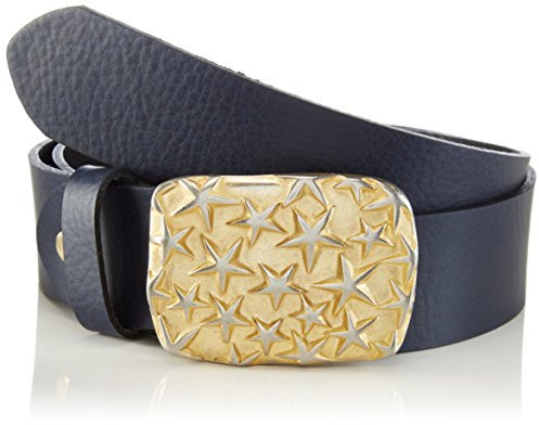 MGM Damen Sky of Stars Gürtel, Blau (Marine-Gold 7), 90 cm