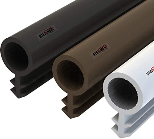 STEIGNER Guarnizione per Porta Finestra STD03 30 m 8 mm Bianco Guarnizione in Gomma Profilo per porte e finestre in Legno PVC Alluminio