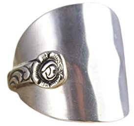 Ring 800 Silber Besteckschmuck Ring, ca. 63 (20)