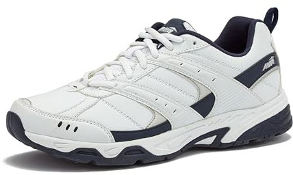 Avia Herren Avi-Verge Sport-und Workout-Sneaker, Weiß/True Navy, 42.5 EU