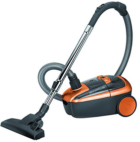 MPM MOD-12 Aspiradora de Trineo con Bolsa 3.5 l, Varios Accesorios, Cable 7.5 m,Filtrado en 5 Etapas, HEPA 13, 700W