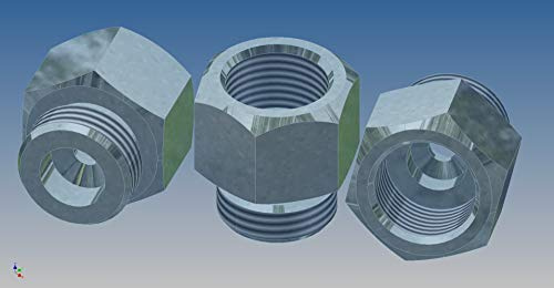 HTD Adaptateur fileté à air comprimé G 5/8 Filetage intérieur - Azote W24 Filetage extérieur