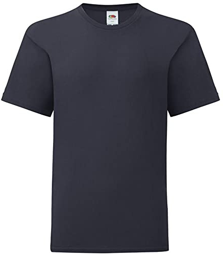 Fruit of the Loom Childrens/Kids Iconic T-Shirt (14-15 Years) (Deep Navy)