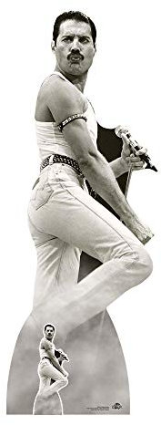 Star Cutouts CS850 Freddie Mercury 1985 – Lifesize Cardboard Cutout | Queen Music Icon Party Decoration & Collector Display