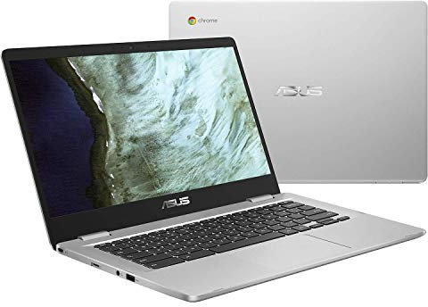 Asus Chromebook C423NABV0164 - Ordenador portátil (14, HD, color gris (Intel Celeron, RAM 8GB, EMMC 64GB, Chrome OS), teclado AZERTY francés antiguo modelo