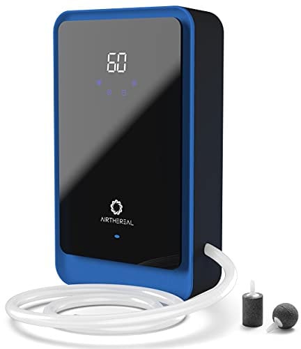 Airthereal Generador de ozono AH1000 para agua y aire, ozonizador con temporizador y generador de iones negativiales – Purifica agua, aire, toallitas, produce y más