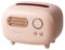 Fenteer Boîte de Tissu Couvre, en Plastique Vintage Radio en Forme de Détenteurs de Boîte À Mouchoirs, Distributeur de Serviettes Accueil Cabinet de Table - Rose