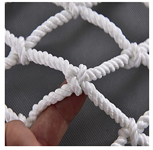 AWSAD Balkon Kindersicherheitsnetz Kletternetz, Fallschutz für Kinder, Treppenschutz, Gartennetze Outdoor-Sicherheitsnetz Aus Nylon Nylon Color : 10cm mesh, Size : 2×4m(7×13ft)