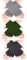 SATINIOR 3 Paar Halbfinger Winter Strick Handschuhe (Dunkelgrau, Hellgrau, Armeegrün), Einheitsgröße