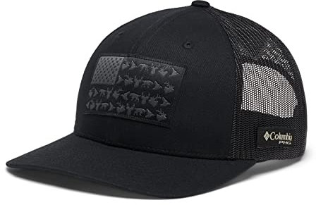 Columbia Unisex PHG Game Flagge Mesh Snap Back Cap, Schwarz, Einheitsgröße