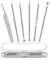 Kit Extractor de Puntos Negros - 6 Piezas Herramientas Para Eliminar Acné, Espinillas y Comedones - Tratamiento Profesional