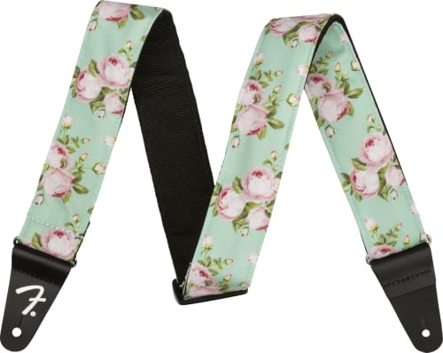 Fender Floral Strap - Surf Green