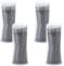 G2PLUS 400PCS Micro Applicators Brushes, Crystal Black Micro Applicators, Eyelash Extension Applicators for Eyelashes Extensions, Crafting