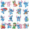 UdacA 5D Diamond Painting Stickers Kits, 18 Stück 5d DIY Cartoon Diamant Aufkleber Kit für Kinder und Erwachsene Anfänger, Funkelnde Mosaik-Aufkleber für Jungen Mädchen
