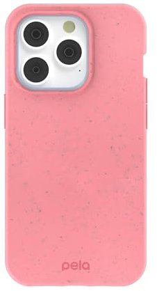 Pela Handyhülle für iPhone 14 Pro, Kaugummirosa, schützende Handyhülle, umweltfreundlich, kompatibel mit iPhone 14 Pro