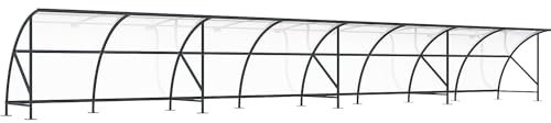 kaiserkraft | Fahrradüberdachung | aus Polycarbonat | BxT 16450 x 2100 mm | anthrazitgrau RAL 7016