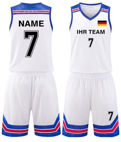 LAIFU Benutzerdefinierte Basketballtrikots – Personalisieren Sie Ihren eigenen Namen und Ihr Teamlogo für das Basketball-Uniform-Set für Männer, Jungen, Damen und Mädchen
