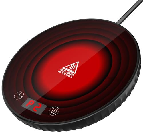 Kaffeewärmer, büro Schreibtisch Gadgets intelligenter tassenwärmer Gut als Geschenk fürs Home Office, Elektrischer Kaffeewärmer mit 2 Temperatureinstellungen, Getränkewärmer für Kaffee Milch Tee Kakao