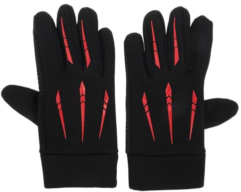 Gatuida Handschuhe Für Atmungsaktive Motorradhandschuhe Beheizte Reithandschuhe Motorradbekleidung Für Männer Longboard-Handschuhe Motocross-handschuh Mx-Handschuhe Polyester Rot
