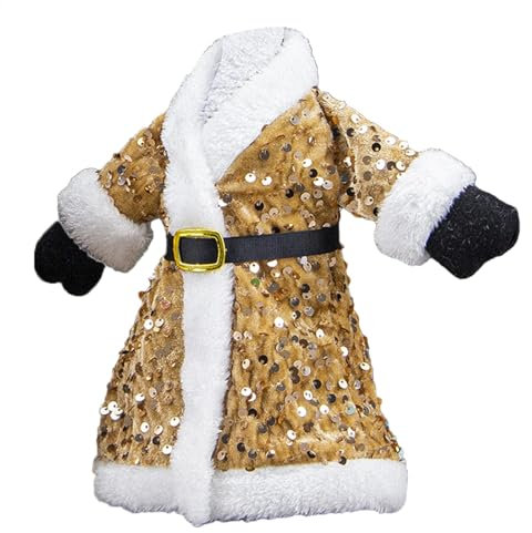 Christmas Wine Bottle Covers, Wine Bottle Christmas Jumper, Jumper, Wine Bottle Dress, Coat, Handmade Bottle Sweater, Festive Wine Bottle Covers, Decorative Wine Bottles, Golden Clothing