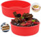 2 Piezas Moldes Silicona Reposteria Redondo, Moldes Silicona Redondos, Molde Bizcocho Silicona, Molde Bizcocho Antiadherente, Molde de Silicona para Tartas de Capas,Tartas de Queso,Tartas de Arcoíris