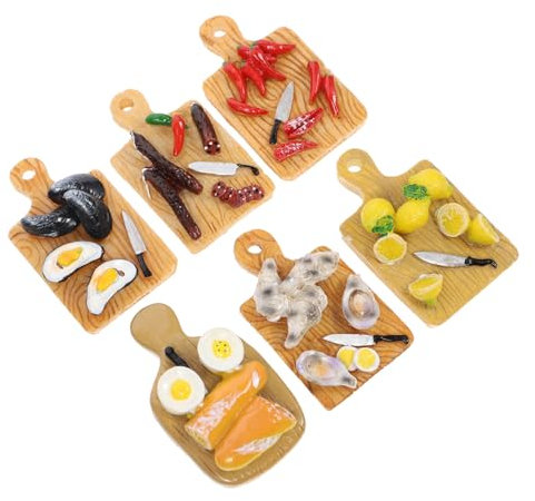 BEBEMOKO 6pcs Simulación Comida Frigorífico Imán Imán De Frigorífico Mapas De Alimentos Imanes