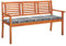 Generisch 3-Sitzer-Gartenbank mit Auflage 150 cm Massivholz Eukalyptus,jiangboyue-3061010