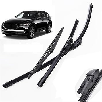 Juego de Escobillas Limpiaparabrisas para Mazda CX-5 KF 2017-2023 24in+18in+14in, Escobilla Coche Limpiaparabrisas Delantero, Fácil Instalación