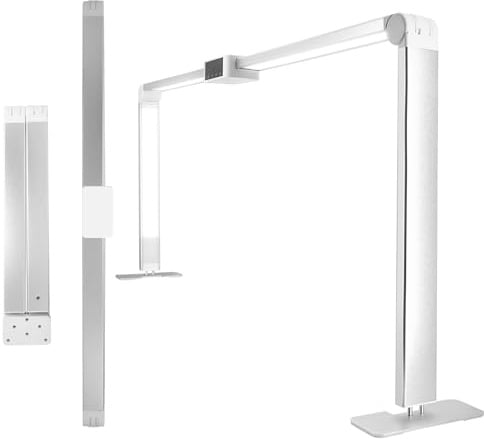 wenxintek Tischlampe für Nägel, faltbar, für Nägel, Wimpernverlängerung, Touchscreen, 3 Farbmodi & Helligkeit verstellbar