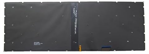 RTDPART Black New Laptop Red Backlit Keyboard Red Word For MSI GS65 Stealth Thin 8RE 8RF GS65 RTX 2080 MaxQ Thailand TI No Frame