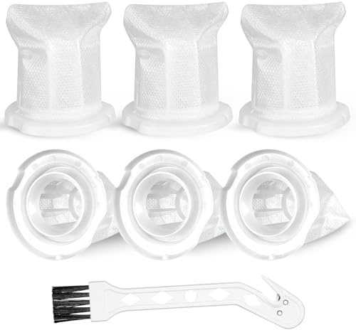 Zocipro 6 Stück Filter für Vorwerk Kobold VC 100 mit 1 Reinigungsbürste, Handstaubsauger Filter Schmutzfilter Ersatz für Vorwerk VC100