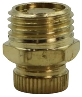 Voyoo Air Compressor Brass Drain Valve Screw,1/4 Inch Male Thread Male Threaded Water Drain Valve for Air Compressor Part（13mm）